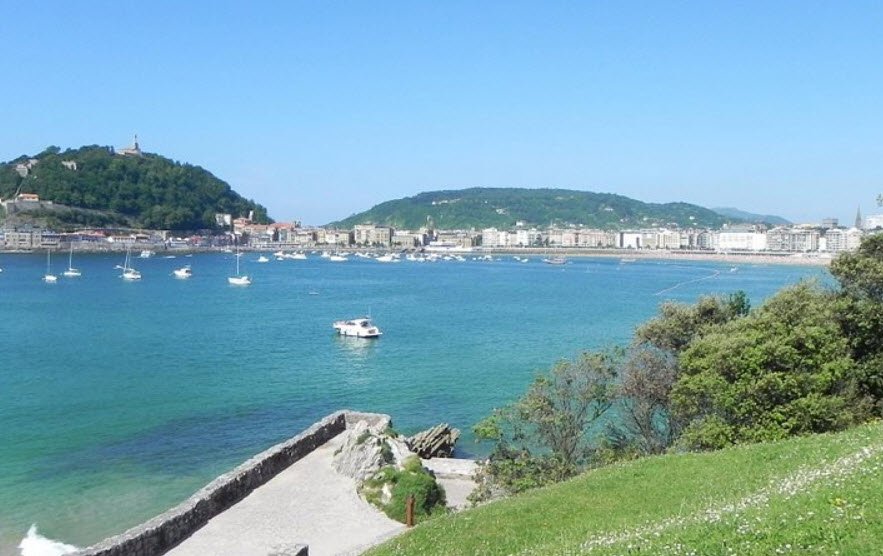Hondarribiko Hondartza Beach, Gornutz, Spain, Spain